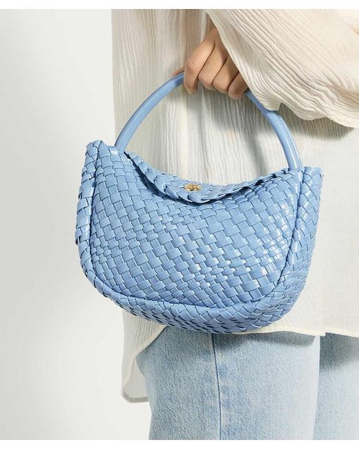 Dune Blue Dinideliberate Mini Woven Grab Bag