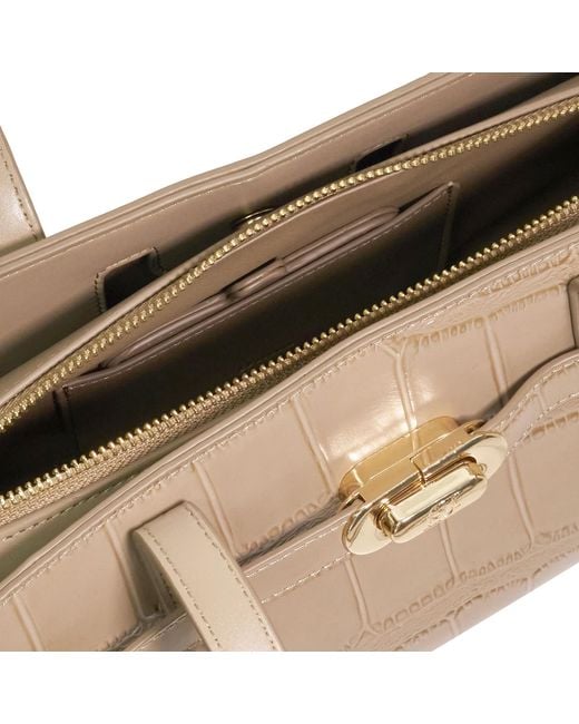 Dune Natural Depend Leather Shoulder Bag
