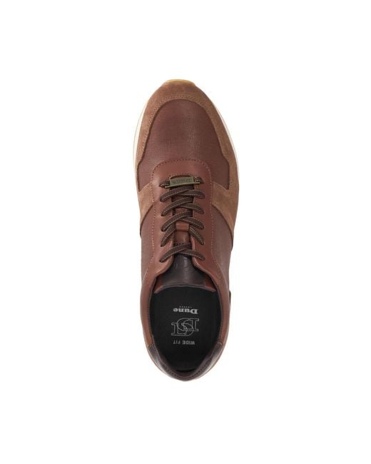 Dune Brown Wf Trusting Lace-Up Low-Top Trainers for men