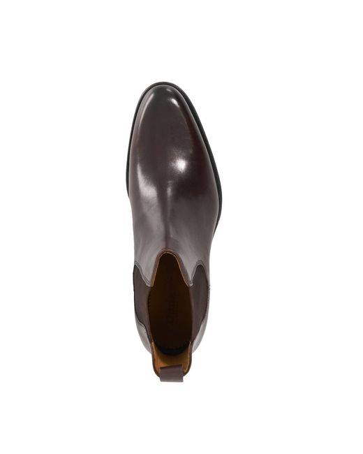 Dune Brown Manson Premium Leather Chelsea Boots for men