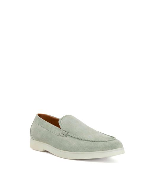 Dune Green Boltman Suede Casual Loafers for men