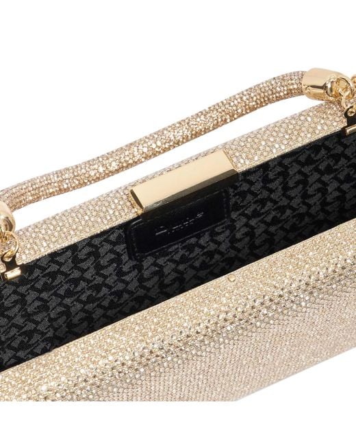 Dune Natural Beaut Diamante Handle Evening Bag