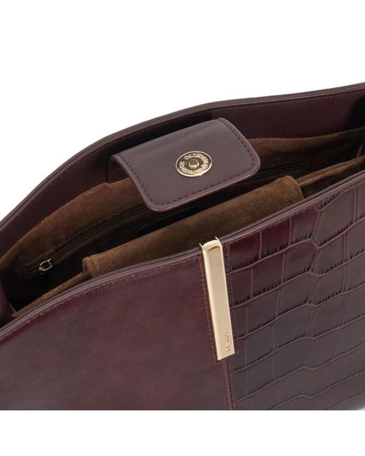 Dune Purple Destined M Multi-Strap Shoulder Bag
