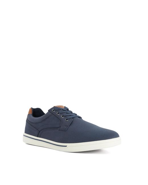 Dune Blue Tommus Lace-Up Trainers for men