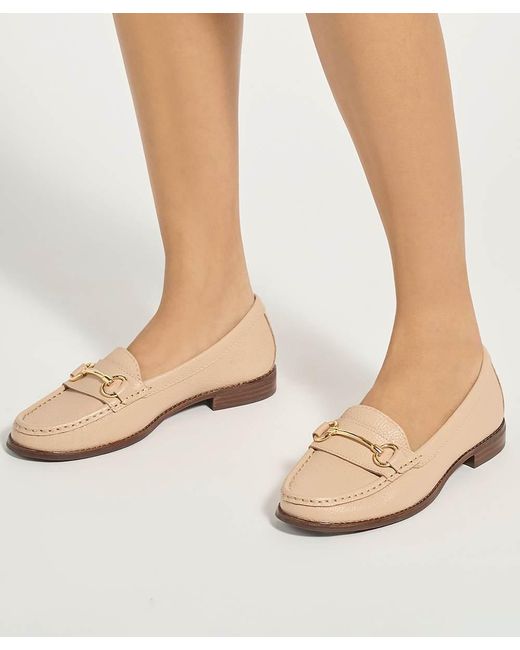 Dune Pink Wf Glenny Wide Fit Snaffle Trim Loafers