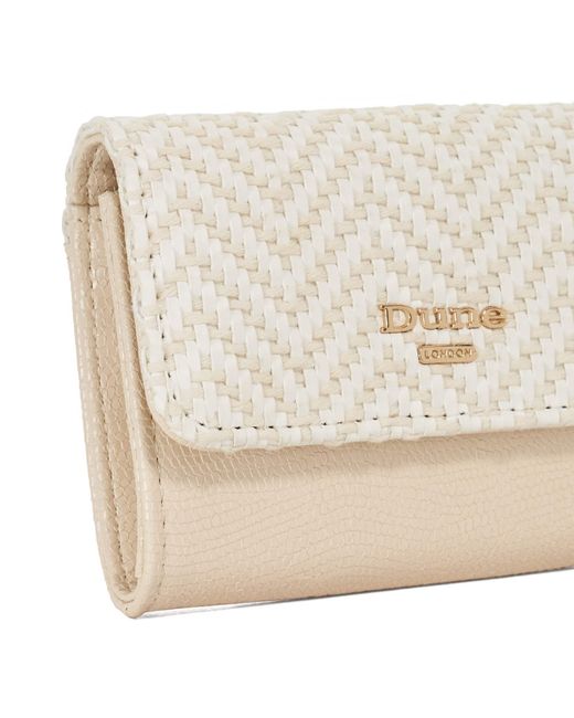 Dune Natural Kelsey Textured Purse