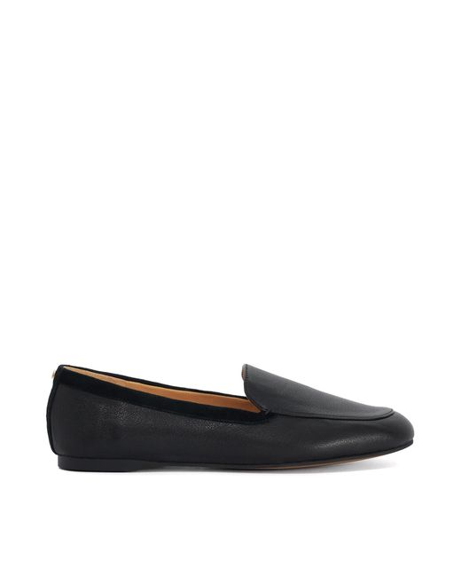 Dune Blue Gosette Leather Loafers