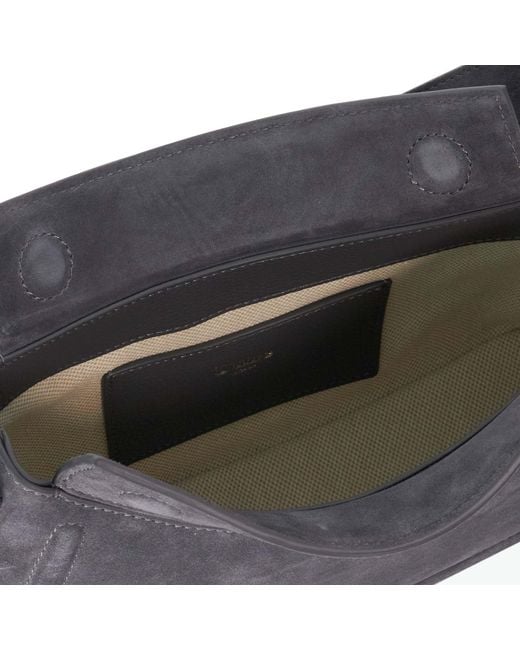 Dune Gray Dependent Sculptural Shoulder Bag