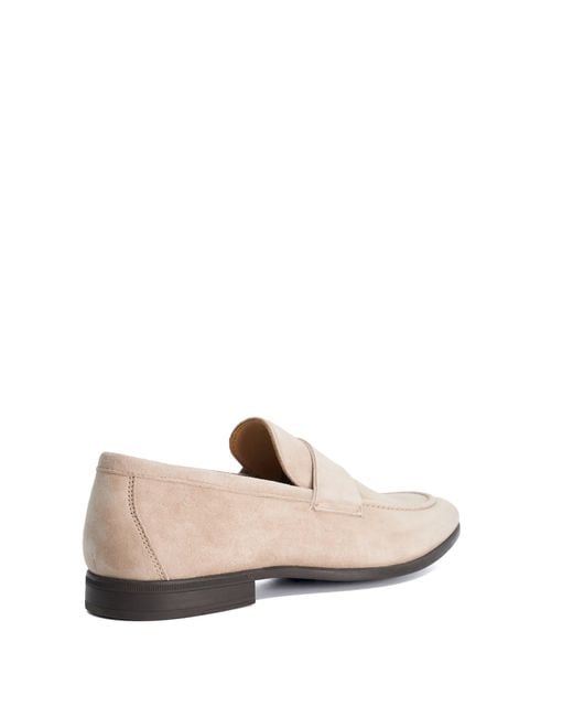 Dune Natural Barclays Suede Loafers for men