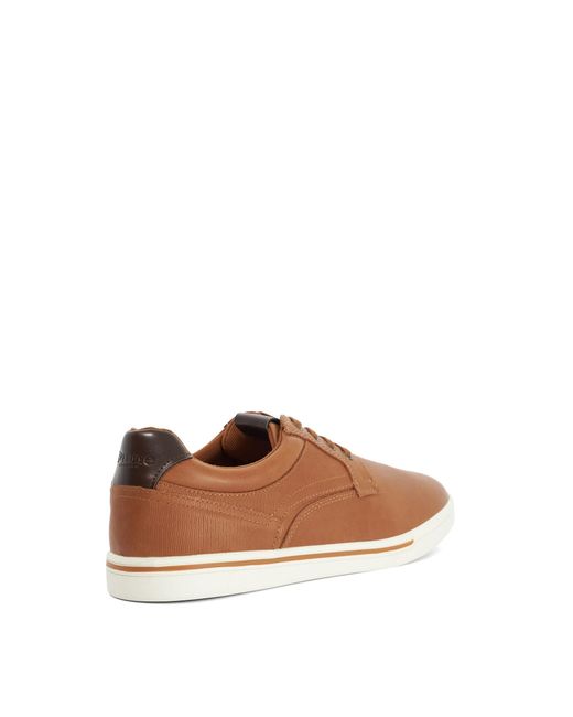 Dune Brown Tommus Lace-Up Trainers for men