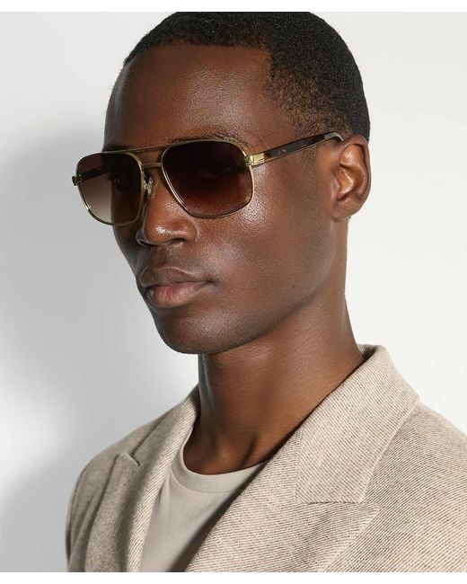 Dune Pink Oakes Rectangular Frame Sunglasses for men