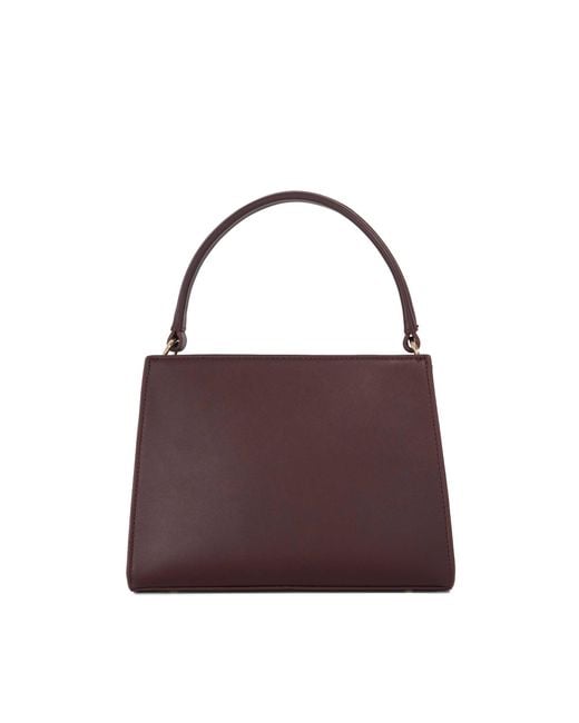 Dune Purple Dinidestined Sculptural Top-Handle Bag