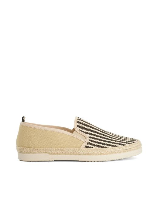 Dune Natural Fishing Woven Trim Espadrilles for men