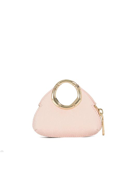 Dune Pink Spend Circular Clip Bag Charm