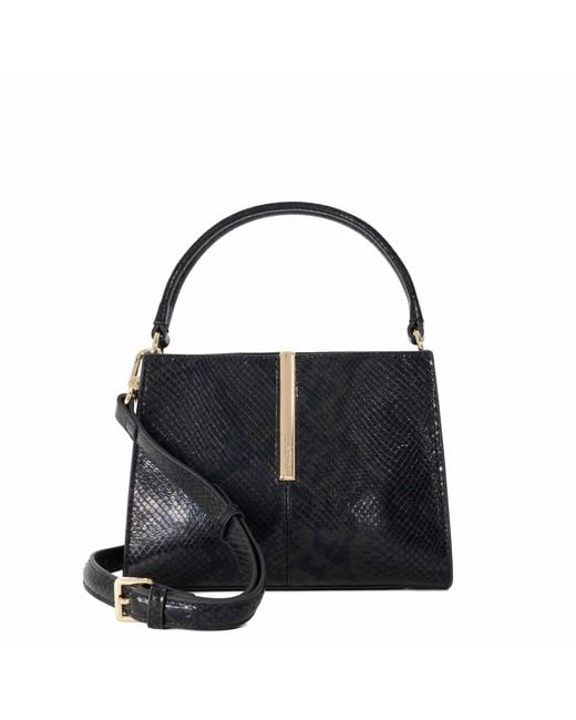 Dune Black Dinidestined Sculptural Top-Handle Bag