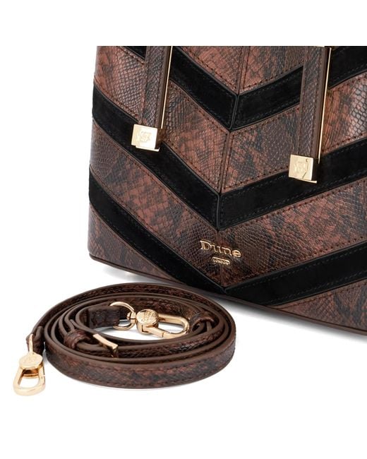 Dune Black Dinkydorry P Textured Tote Bag