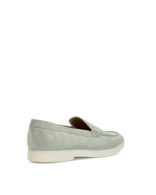 Dune Green Boltman Suede Casual Loafers for men