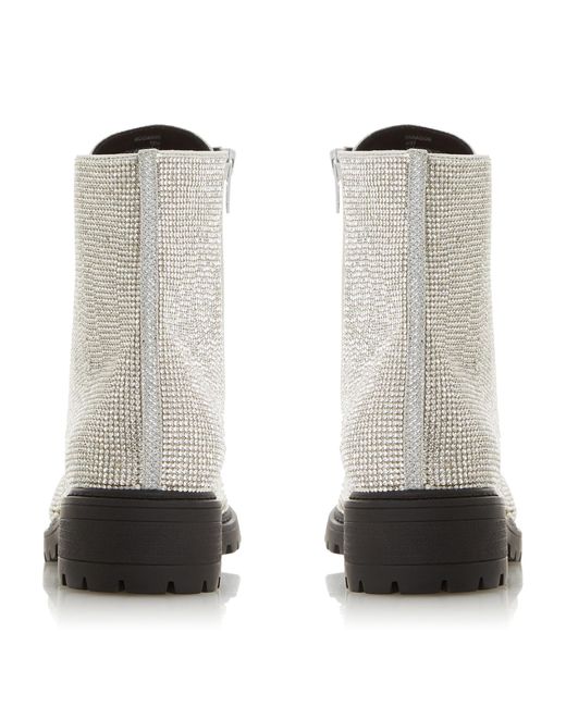 dune silver boots