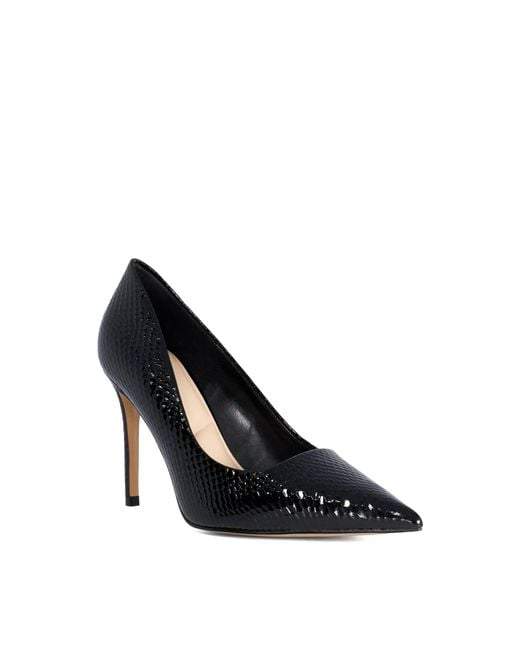 Dune Black Assured Leather Court Shoes
