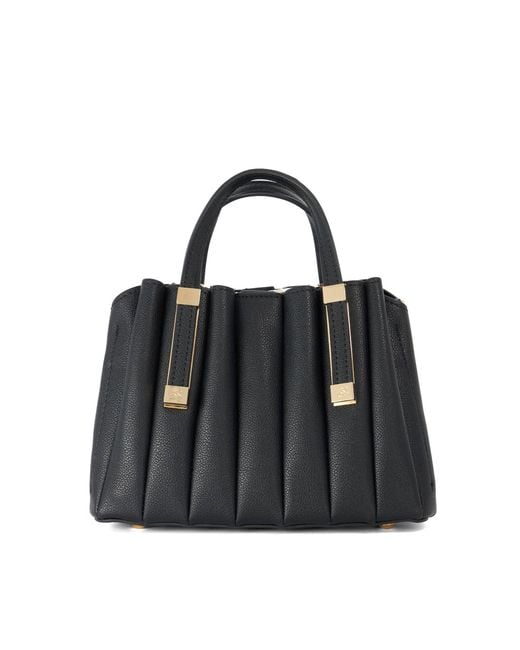 Dune Black Dinkydolly Pleated Top-Handle Bag