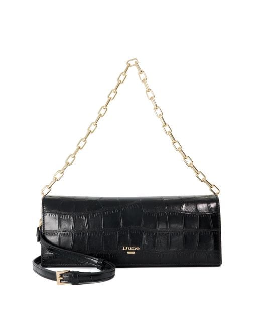 Dune Black Bemuse Multi-Strap Shoulder Bag