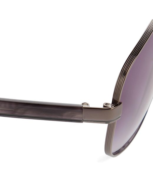 Dune Purple Ozzyy Aviator Style Frames for men
