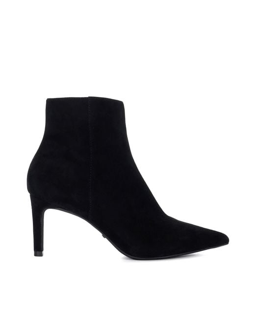 Dune Black Obsessively High Heel Ankle Boots