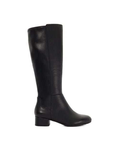Dune Black Wf Tayla Wide Fit Stretch Knee-High Boots