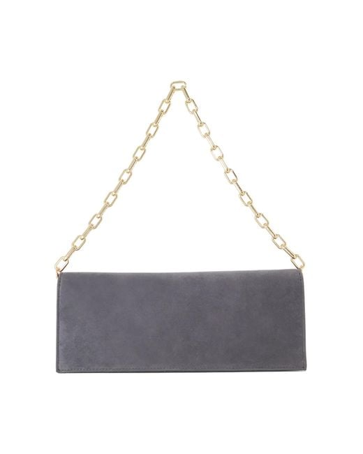 Dune Gray Bemuse Multi-Strap Shoulder Bag