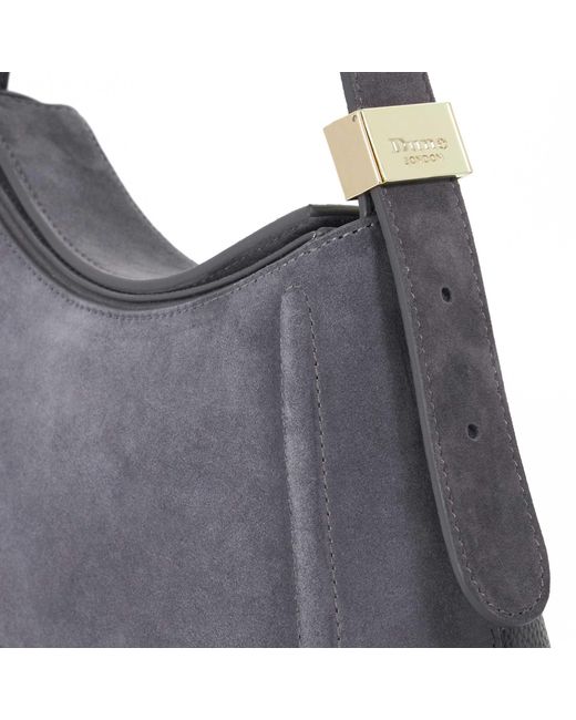 Dune Gray Dependent Sculptural Shoulder Bag