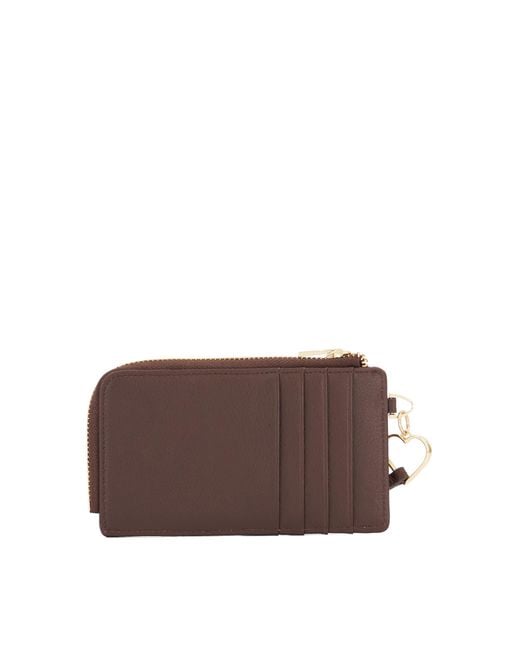 Dune Brown Keeping Zip-Up Card Holder