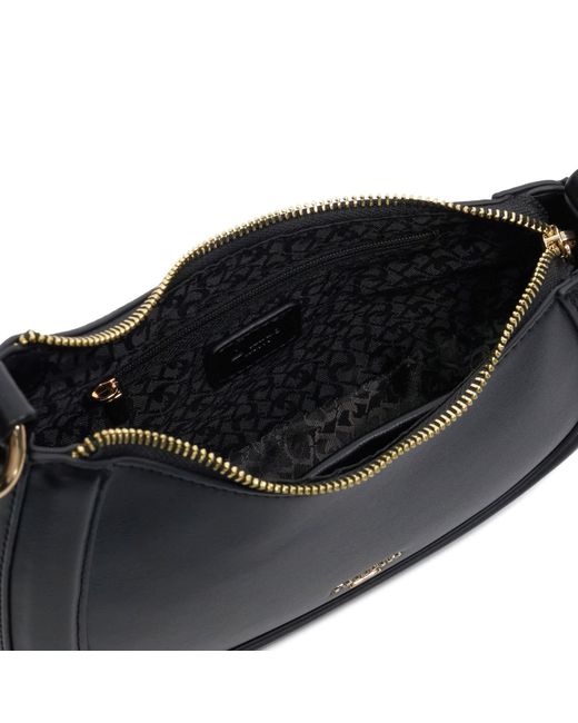 Dune Black Direction Chain Detail Shoulder Bag