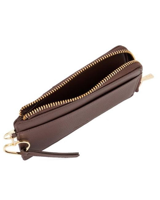 Dune Brown Keeping Zip-Up Card Holder