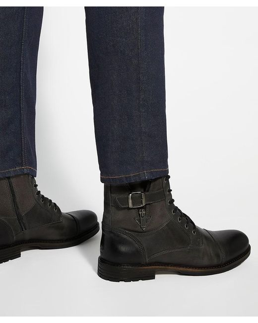 Dune Black Call Casual Buckle Detail Ankle Boots for men