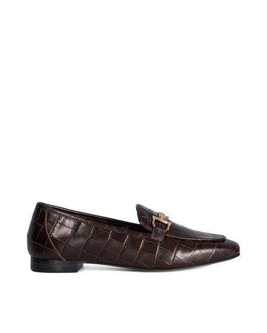 Dune Black Wf Grained Hardware-Detail Loafers