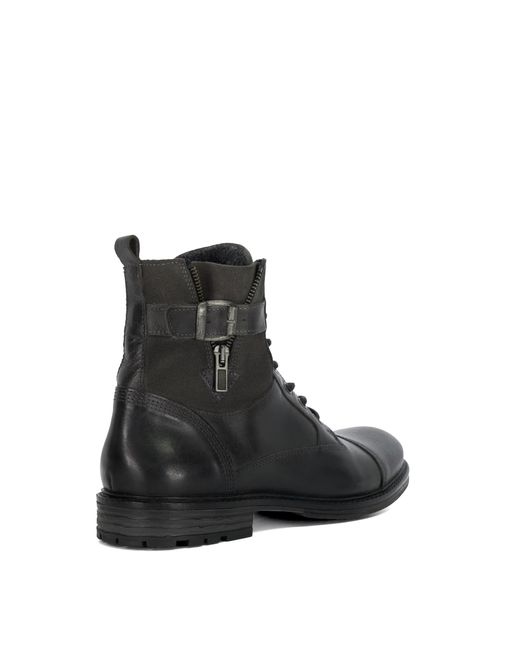 Dune Black Call Casual Buckle Detail Ankle Boots for men