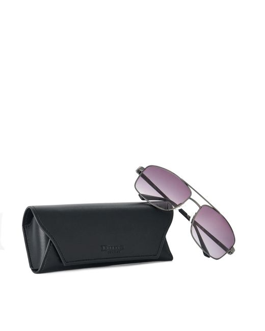 Dune Purple Percyy Aviator Sunglasses for men