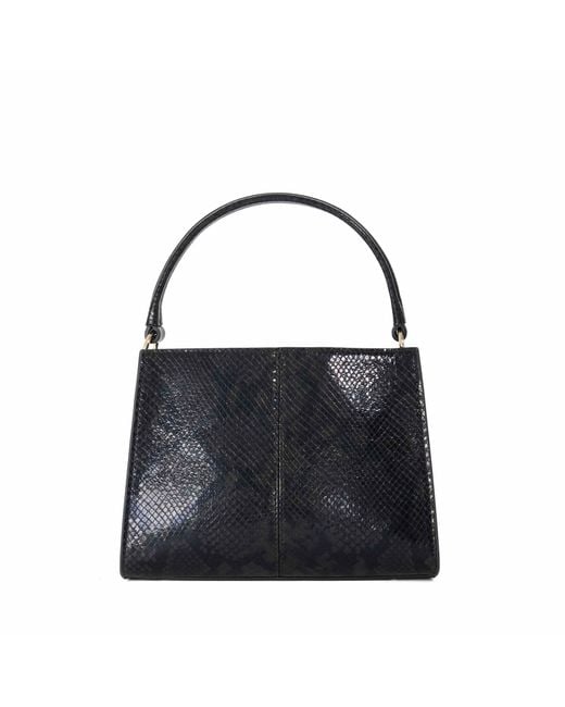 Dune Black Dinidestined Sculptural Top-Handle Bag