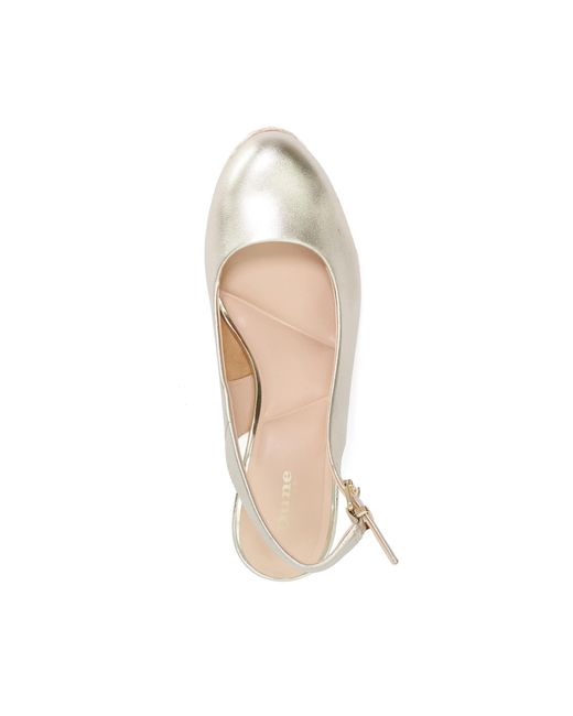 Dune White Capable Leather Jute Wedge Heel Sandals
