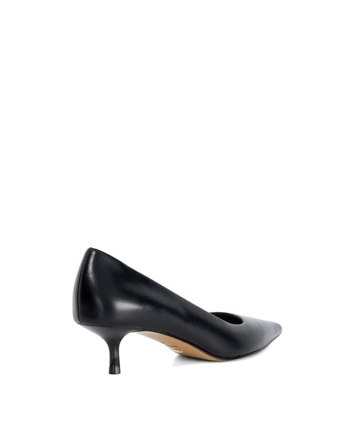 Dune Blue Amira Pointed-Toe Court Shoes