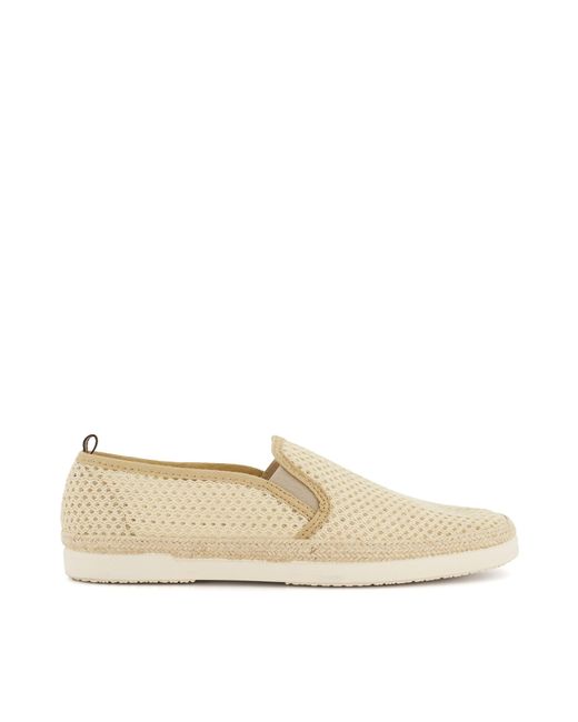 Dune Natural Fisherr Perforated Casual Espadrilles for men