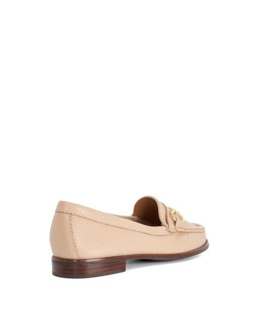 Dune Pink Wf Glenny Wide Fit Snaffle Trim Loafers