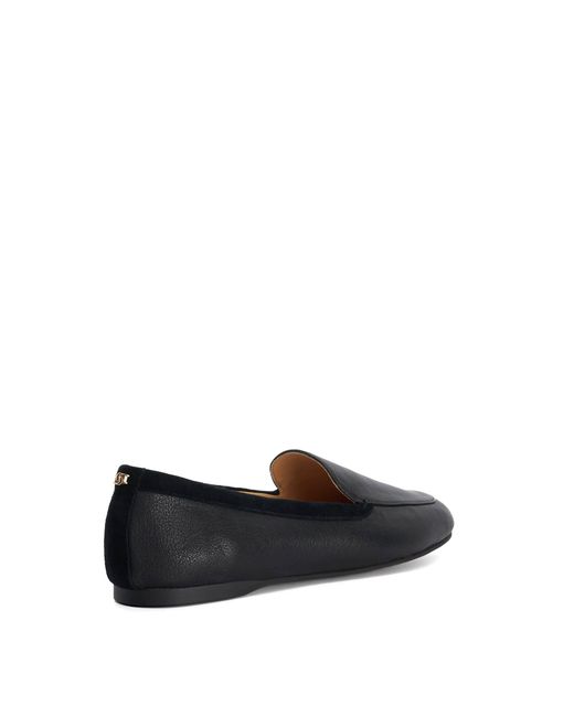 Dune Blue Gosette Leather Loafers