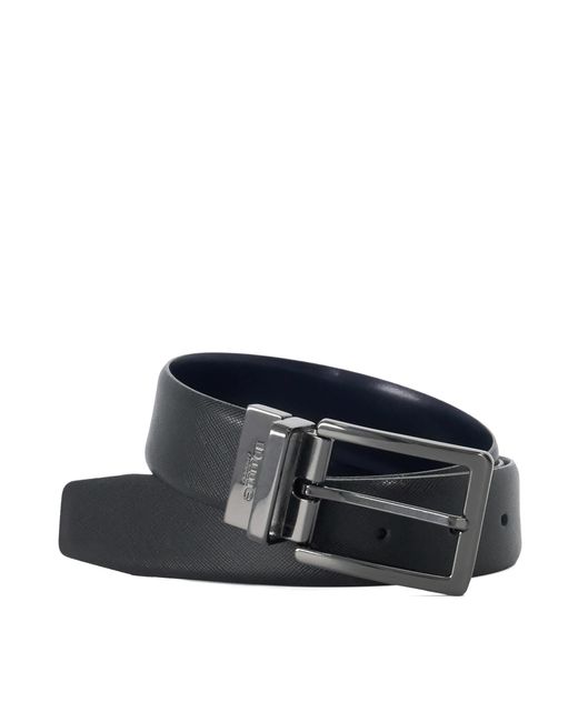 Dune Black Oakem Leather Belt for men