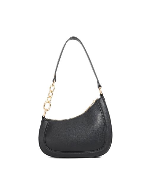Dune Black Direction Chain Detail Shoulder Bag
