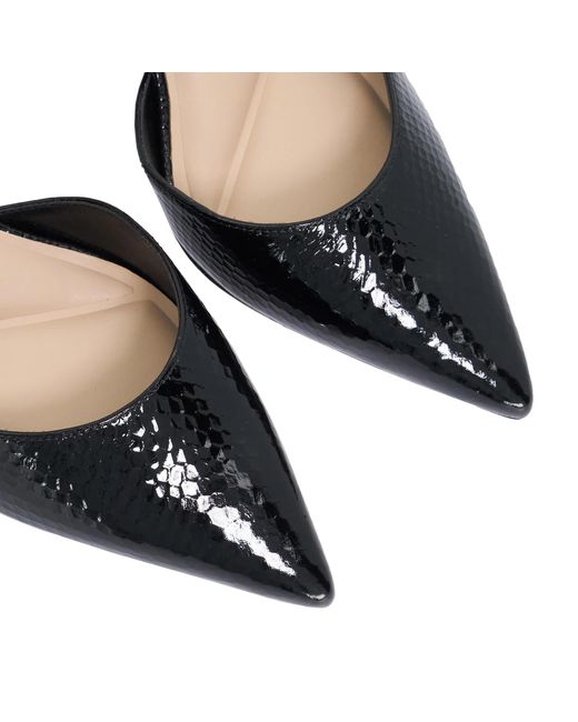 Dune Black Charming Embellished Court Shoes