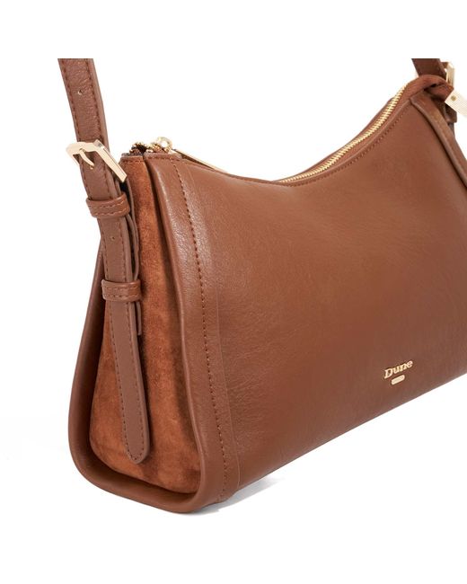 Dune Brown Declare Shoulder Bag