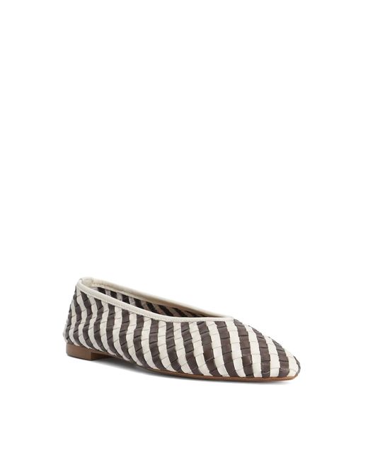 Dune Multicolor Henlee Woven Pointed Ballet Flats