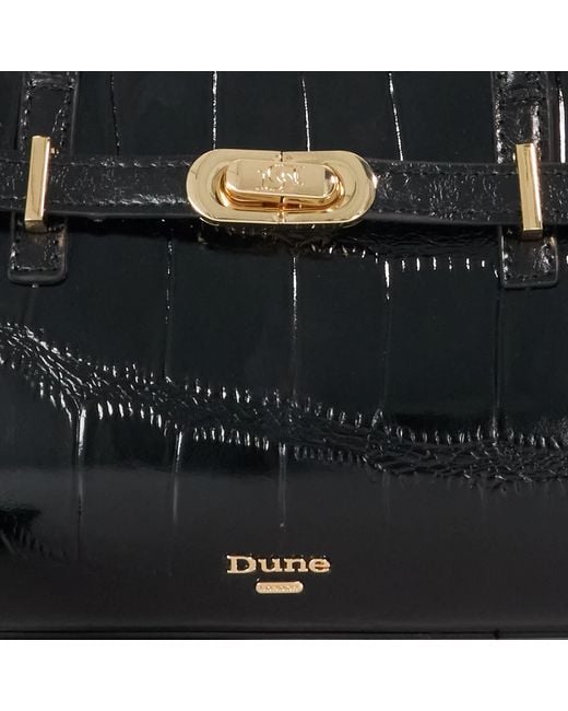 Dune Black Depend Leather Shoulder Bag