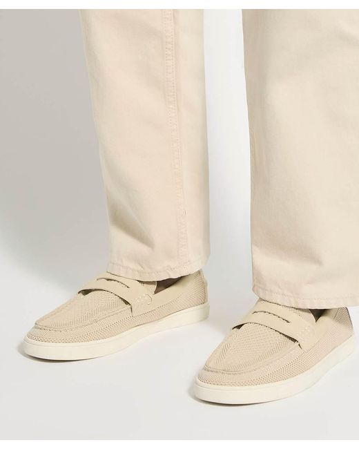 Dune Natural Benzy Casual Suede Loafers for men